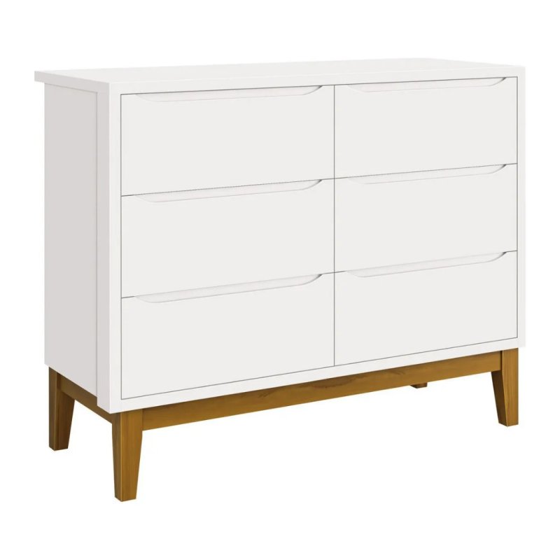 Cômoda Bebê 6 Gavetas Classic