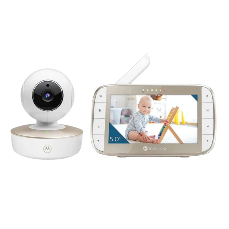 Babá Eletrônica Vm50g Monitor 5.0 Panorâmica E Zoom Motorola 127v Branco