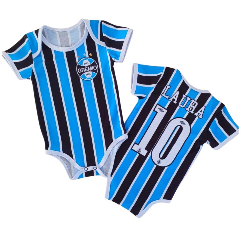 Body Bebê Grêmio Personalizado