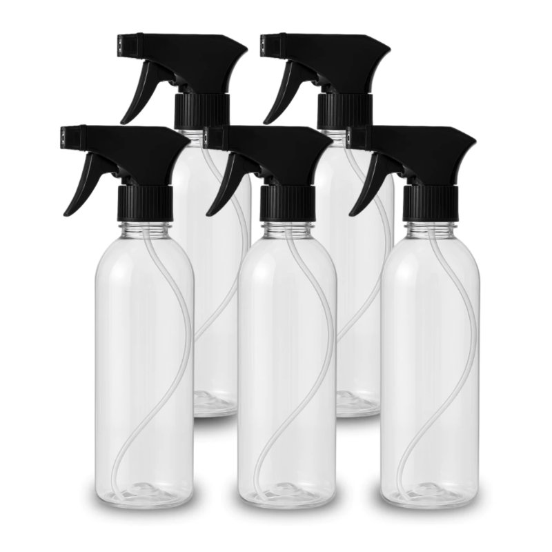 Kit 5 Borrifador Spray 500ml com Gatilho Reforçado